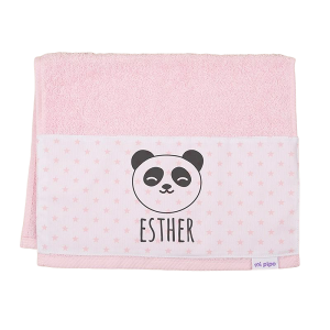 toallita panda rosa